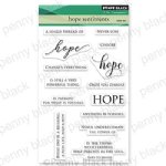 Penny Black - Clear Stamps - Hope Sentiments