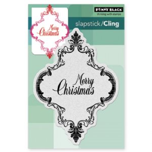 Penny Black - Cling Stamp - Ornately Merry