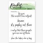 Picket Fence - Clear Stamp - It's Peopley Out There