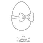 Poppystamps - Dies - Ribbon And Bow Egg
