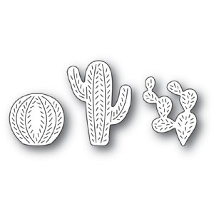 Poppystamps - Die - Whittle Cactus Trio