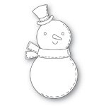 Poppystamps - Dies - Whittle Friendly Snowman