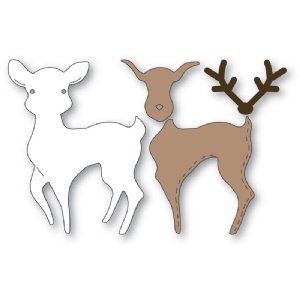 Poppystamps - Die - Grand Whittle Reindeer