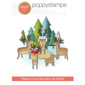 Poppystamps - Whittle Forest Reindeer Kit