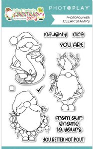 Photo Play - Clear Stamps - Christmas Party Gnomies