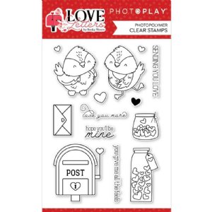 Photo Play - Clear Stamps - Love Letters
