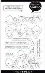 Say It With Stamps - Clear Stamps - A Little Birdie Told Me