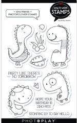 Say It With Stamps - Clear Stamps - Dino Friends