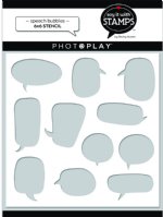 Say It With Stamps - Stencils - Speech Bubbles