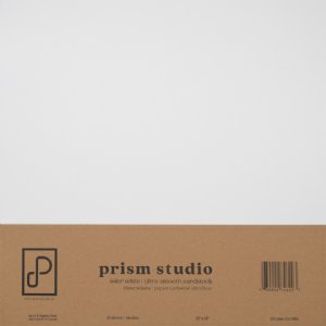 Prism Studio - 12x12 Ultra-Smooth Cardstock 110lb - Solar White (25 sheets)