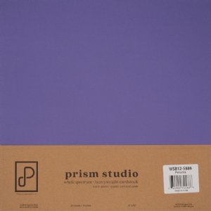 Prism Studio - 12X12 Whole Spectrum Heavyweight Cardstock - Petunia (25 Sheets)