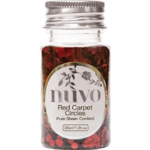 Nuvo - Embellishments - Confetti Red Carpet Circles