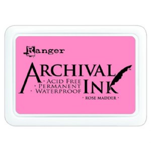 Archival Ink - Stamp Pad - Rose Madder