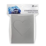 Simon Hurley - Stamping Foam Shapes - Heart Cut (4pc)
