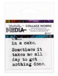 Dina Wakley Media - Collage Paper - Word Pack 3