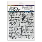 Dina Wakley MEdia - Collage Paper - Text Collage