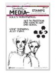 Dina Wakley Media - Cling Stamp -Soul Whisperings