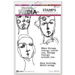 Dina Wakley MEdia - Cling Stamp - Change