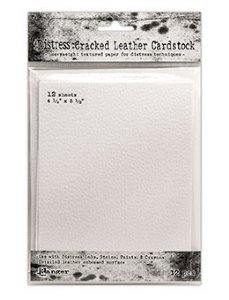 Tim Holtz - Cracked Leather Cardstock 4.25" x 5.5"
