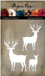 Paper Rose - Dies - Reindeer Family
