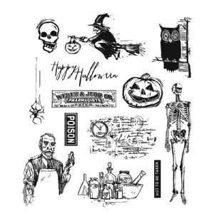 Tim Holtz Stamp - Cling - Mini Halloween #4