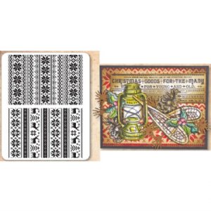 Tim Holtz Stamp - Cling - Holiday Knits