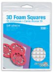 Scrapbook Adhesives - 3D Foam Squares - Small  White