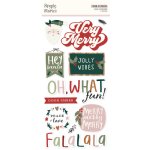 Simple Stories - Foam Stickers - Boho Christmas