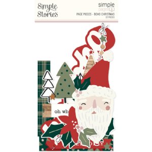 Simple Stories - Simple Pages Page Pieces - Boho Christmas