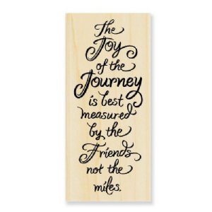 Stampendous - Wood Stamp - Joy Of The Journey