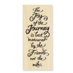 Stampendous - Wood Stamp - Joy Of The Journey