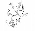 Stampendous - Wood Stamp - Humming Bird