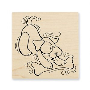 Stampendous - Wood Stamp - Pup