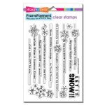 Stampendous - Clear Stamp - FransFormer Snow Lines