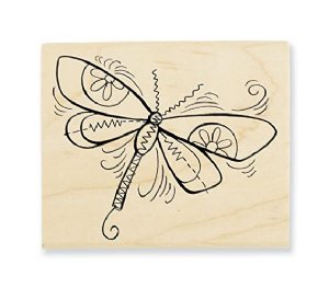 Stampendous - Wood Stamp - Dragonfly