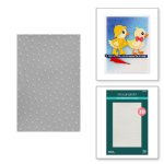 3D Embossing Folder - Showered with Love - Raindrops