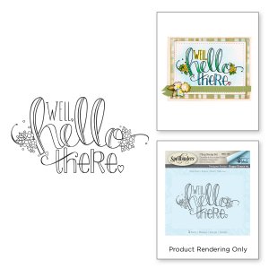 Spellbinders - Cling Stamp - Hello There