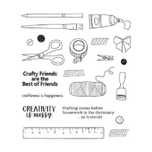 Spellbinders - Clear Stamp -  Craft Happy