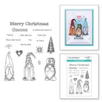Spellbinders - Clear Stamp - Be Merry - Holiday Gnomes