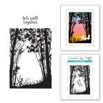 Spellbinders - Clear Stamp - Forest Silhouette