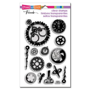 Stampendous - Clear Stamp - Steampunk Gears