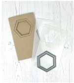 Taylored Expressions - Mini Slim Trifold Template + Dies - Hexagon
