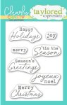 Taylored Expressions - Clear Stamp - Signature Sentiments, Holiday