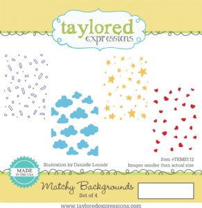 Taylored Expressions - Stamp Set - Matchy Backgrounds