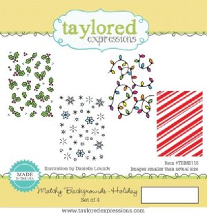Taylored Expressions - Stamp - Matchy Background Holiday