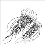 The Crafters Workshop - Stencil - 6x6 - Jellyfish