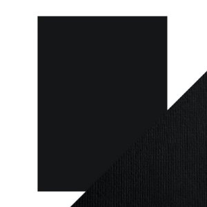 Tonic Studios - 8.5X11 Weave Textured Cardstock - Jet Black (10/Pk)