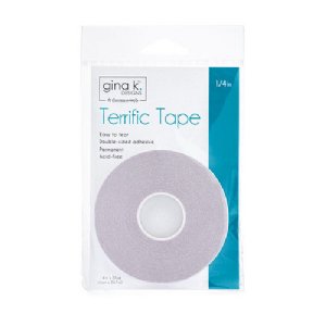 Gina K - Terrific Tape - 1/4 in x 27 yds