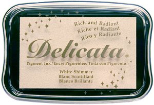 Delicata - Ink Pad - White Shimmer