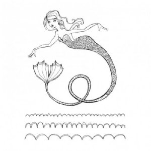 Spellbinders - Clearstamp - Glorious Mermaid